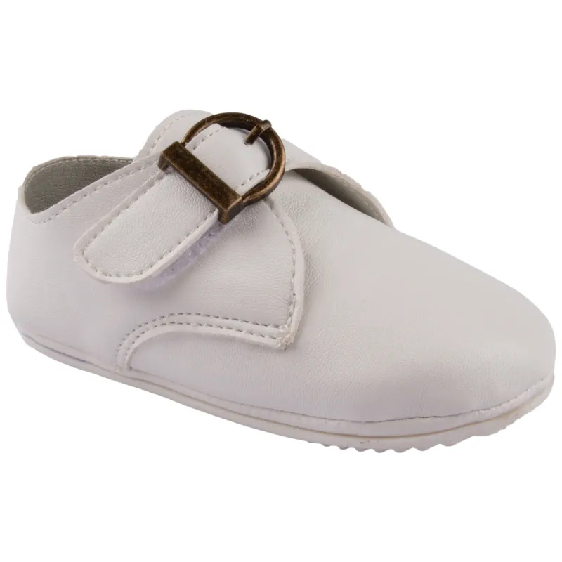 SHOE WHITE IMITATION BUCKLE CLOSURE BABY / MCJF2703
