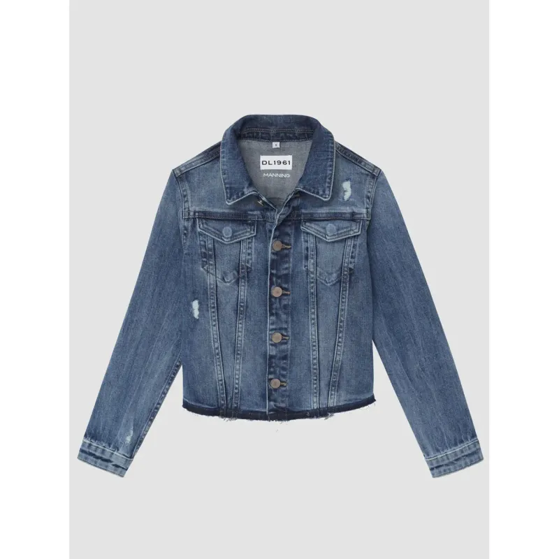 JEAN JACKET MANNING / G 2 POCKETS MID BLUE / 16501