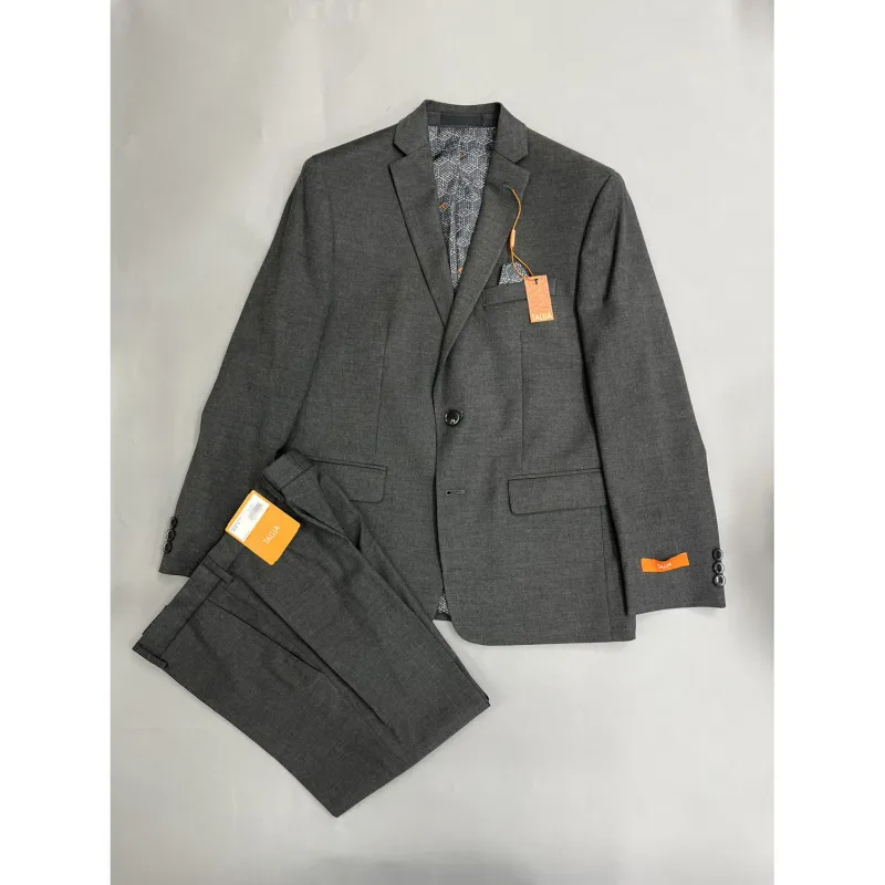 FORMAL 2 PC SUIT CHARCOAL HUSKY FIT / HVON1ORYH011