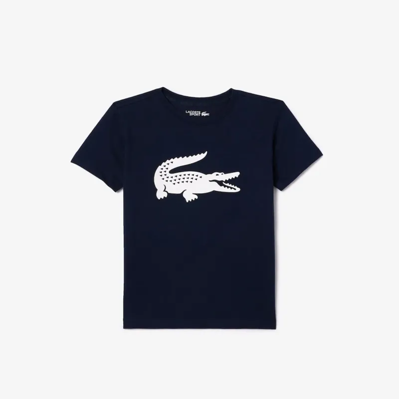 TSHIRT NAVY WHITE ALIGATOR PRINT SHORT SLEEVE / TJ2910-51-166