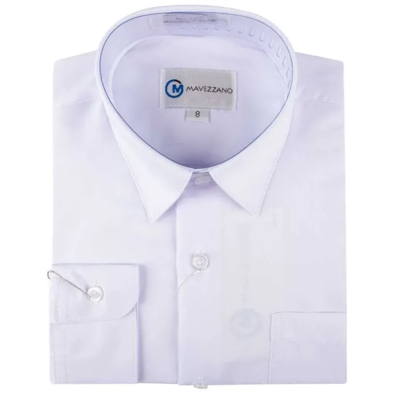 SHIRT MC555 WHITE COTTON LONG SLEEVE / MC555