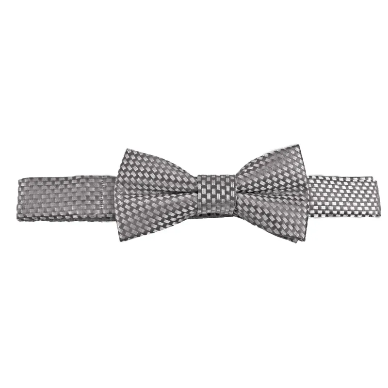 BOWTIE SILVER & BLACK PRINT