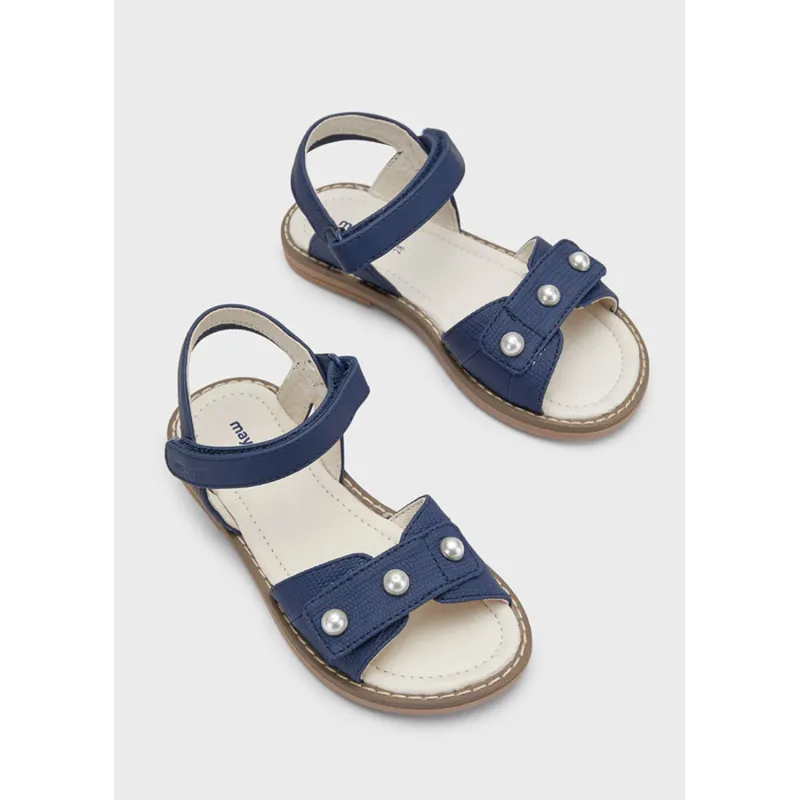 SANDAL NAVY 3 PEARL TRIM / 43359