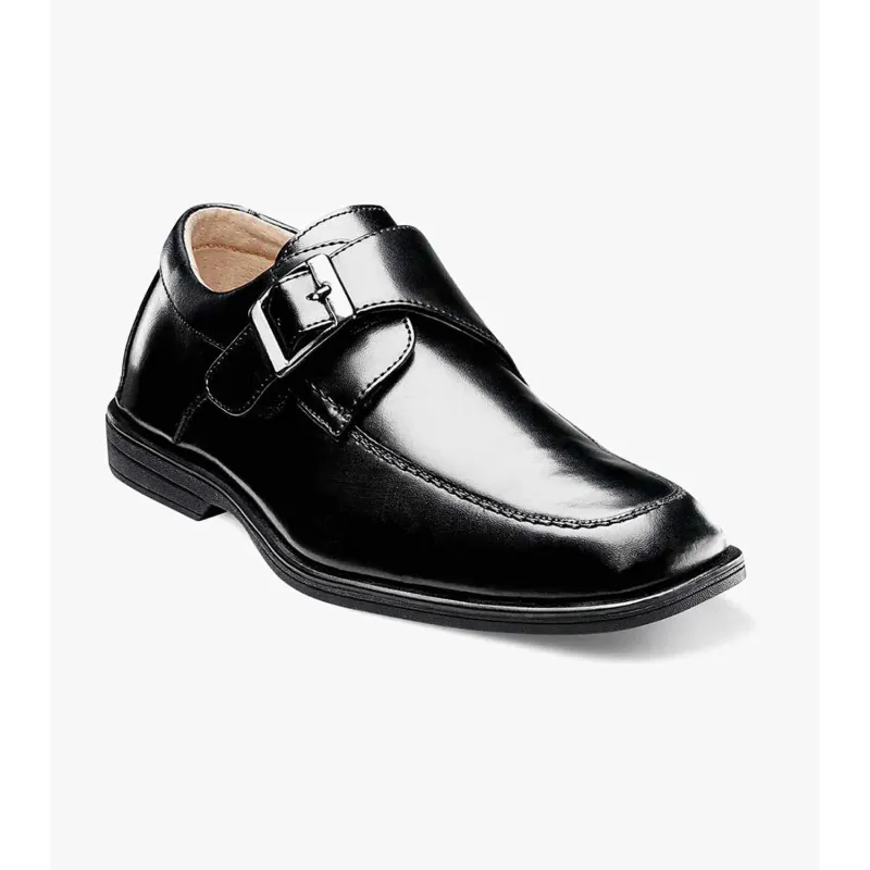 SHOE BLACK REVEAL MONK JR BUCKLE / 16541