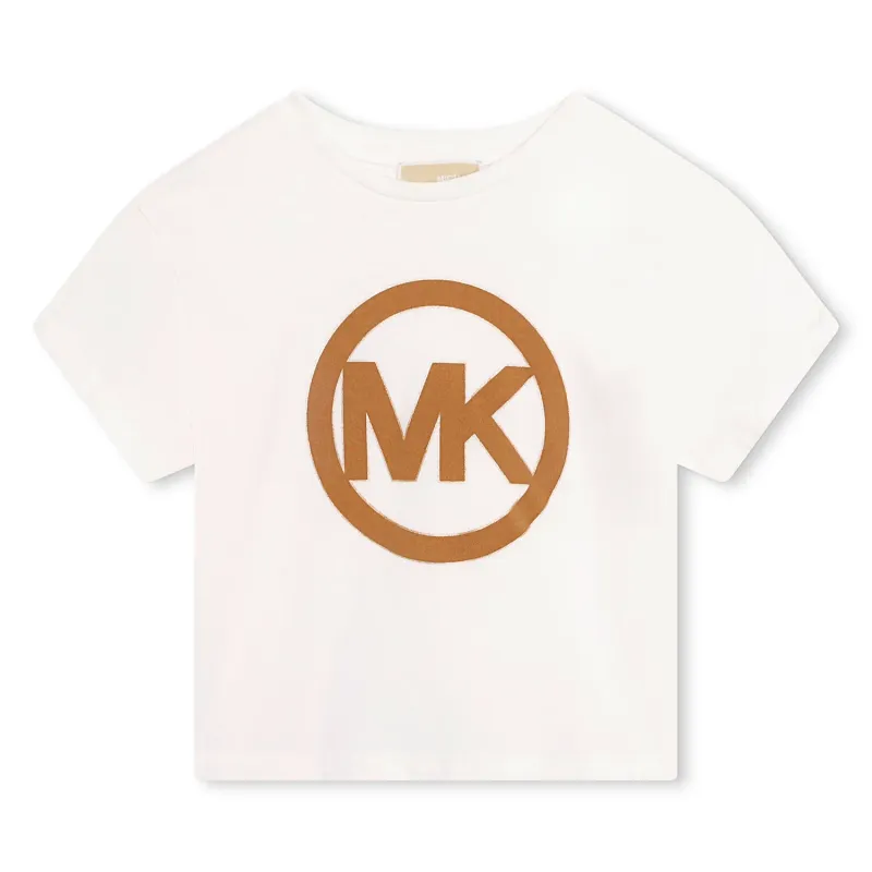 TSHIRT OFFWHITE GOLD MK& CIRCLE LOGO SHORT SLEEVE / R15193-117