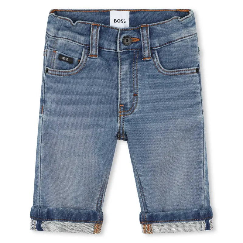 LIGHT BLUE DENIM PANT REGULAR FIT / J51271-Z25