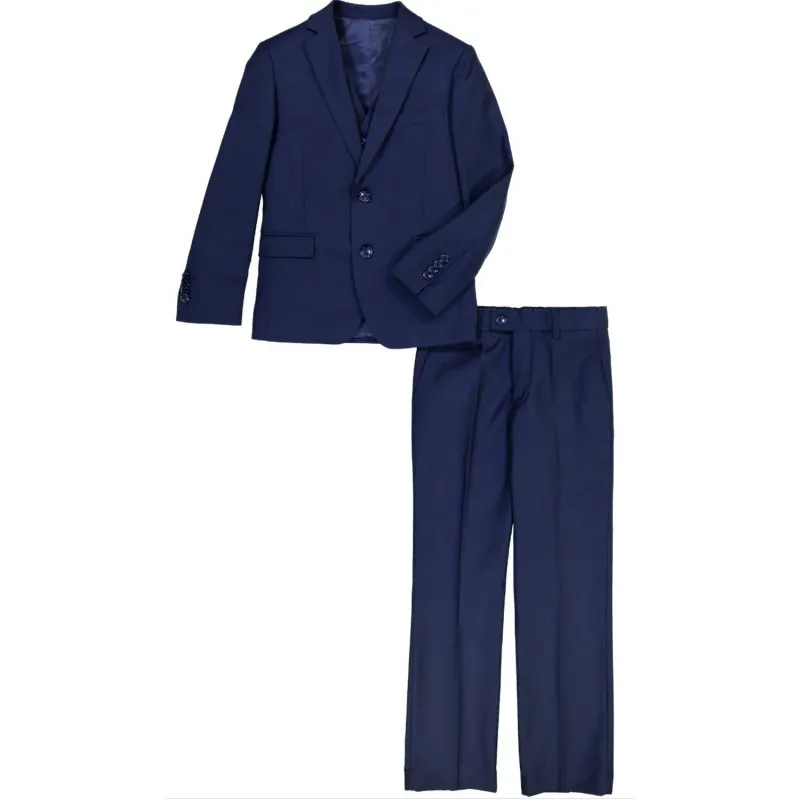 H 3PC SUIT HUSKY COBALT BLUE SLIM FIT / SD040