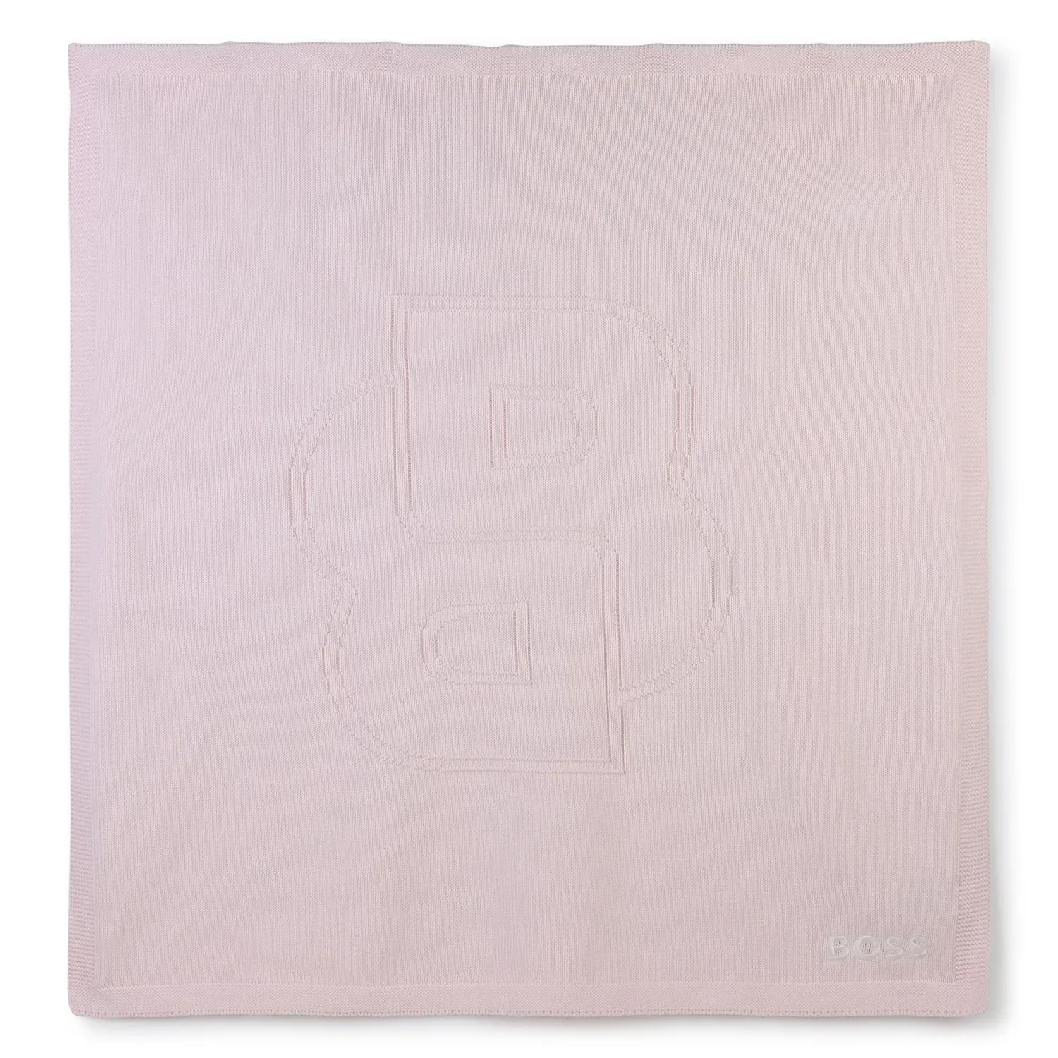 PINK BLANKET KNIT BOSS LOGO / J51541-44L