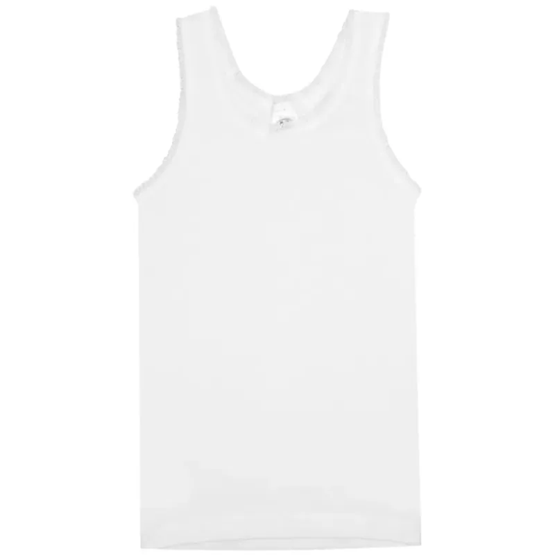 UNDERSHIRT SLEEVELESS WHITE GIRL'S / 170