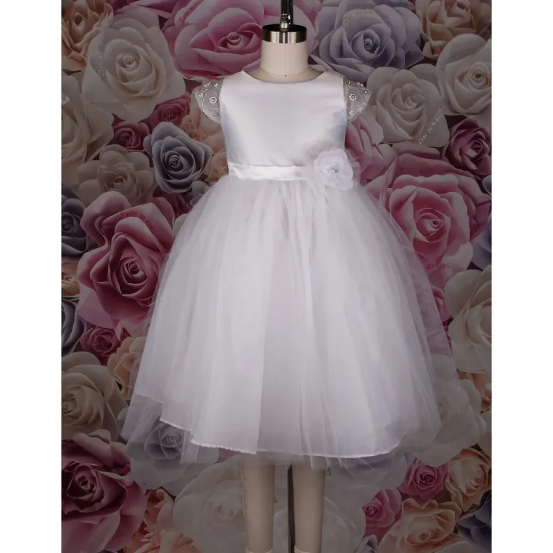 DRESS CCD764 SAT / TUL BEAD SL