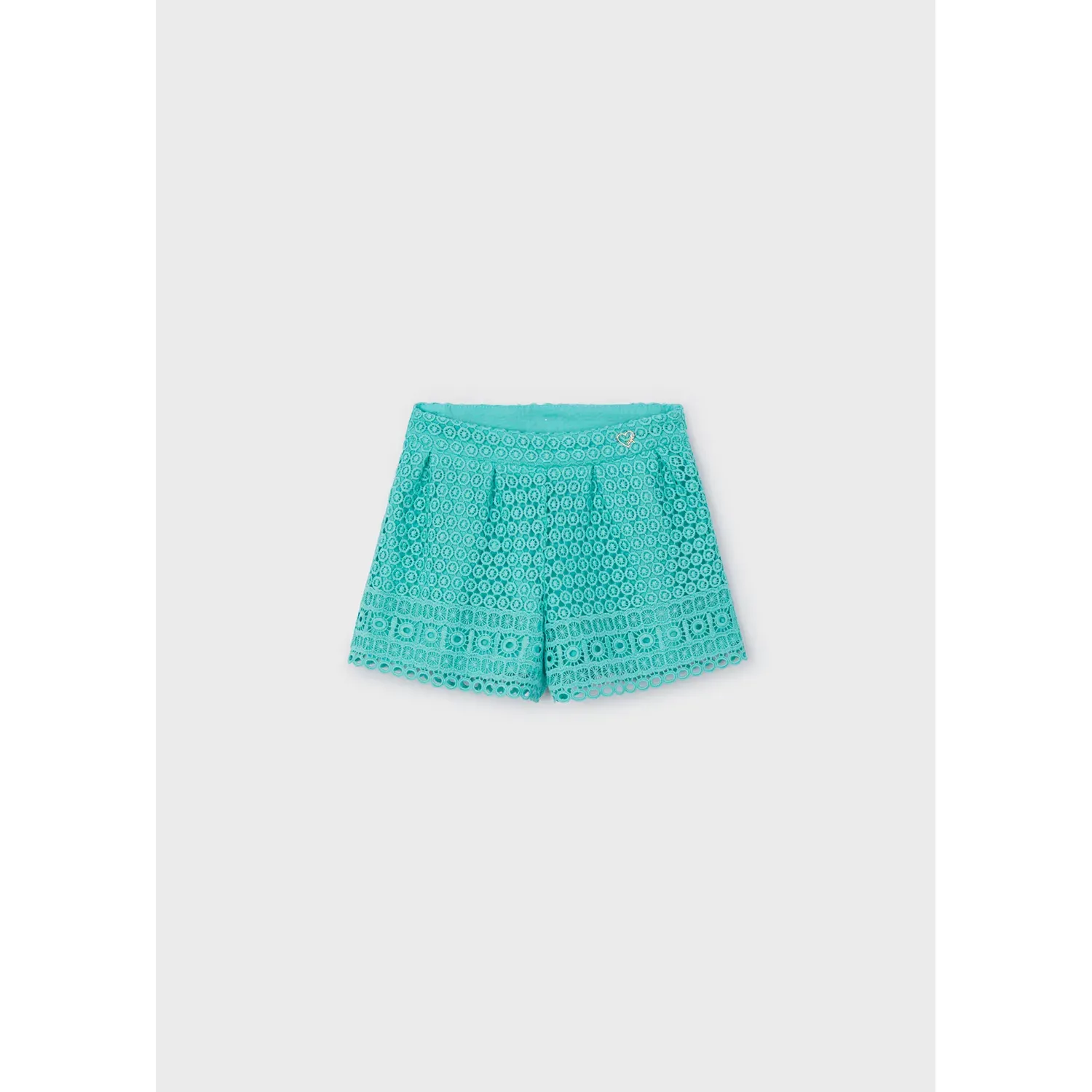 GUIPURE SKORT JADE GREEN / 3908-084