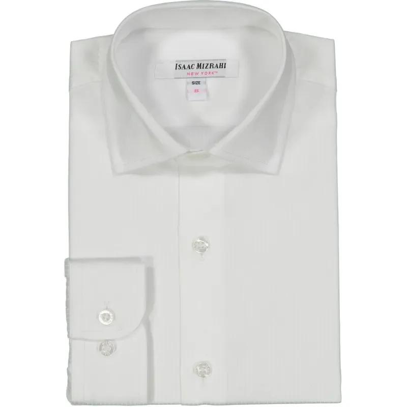 WHITE SHIRT WHITE PINSTRIPE / SH9203