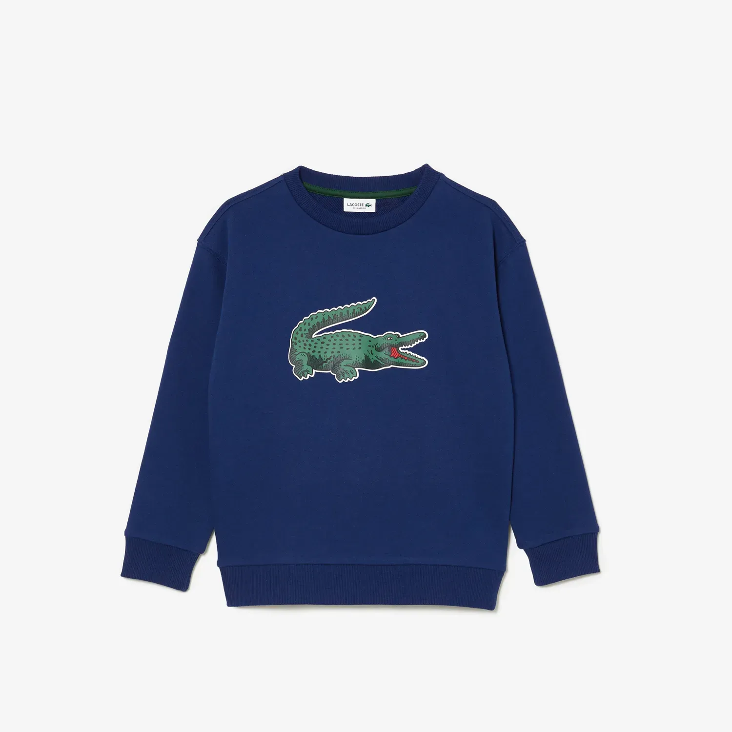 F9F SWEATTOP BLUE GREEN ALLIGATOR PRINT / SJ1231-52