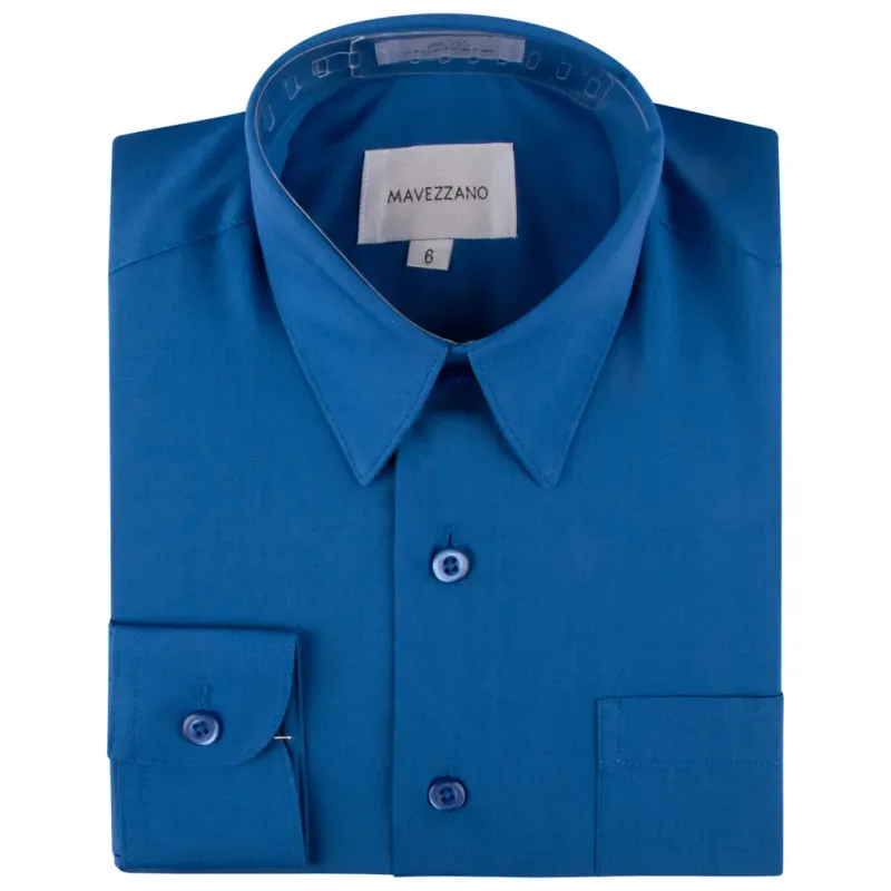 SHIRT ROYAL BLUE MC555 LONG SLEEVE COTTON / MC555