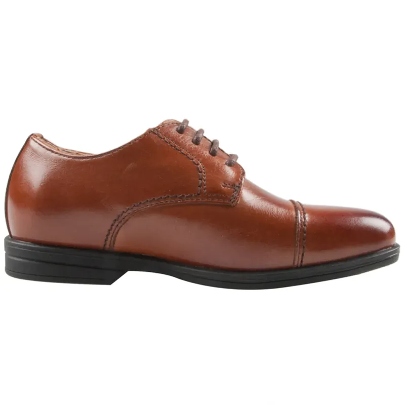 SHOE REVEAL CP OX JR COGNAC WITH LACES / 16599