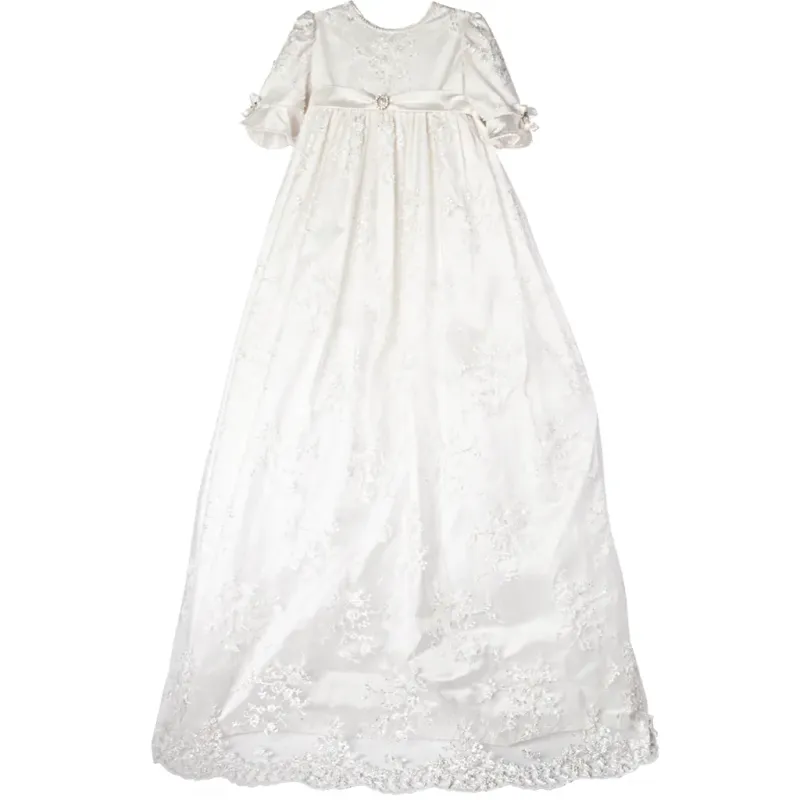 GOWN&BONNET57 BEAD LACE LON