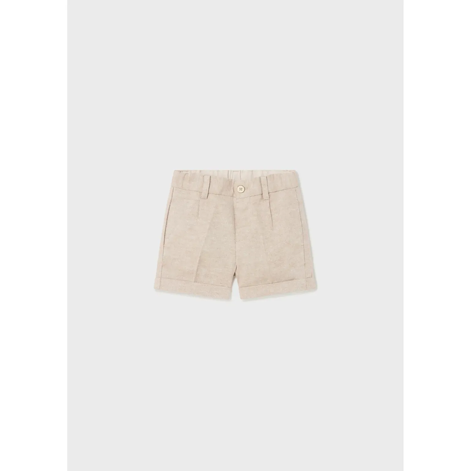 LINEN SHORTS DRESSY TAN / 1237-020