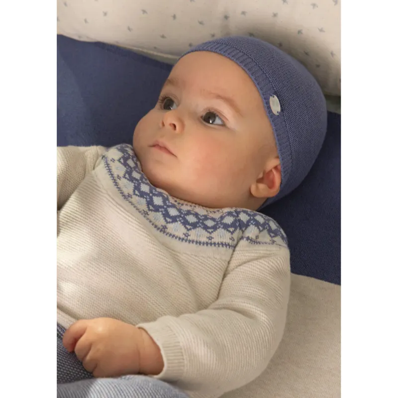KNIT HAT WINTERBLUE / 9671-085