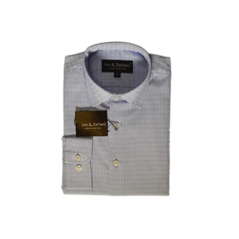 SHIRT LIGHT GREY SHARK GREY WHITE WINDOW / 5846