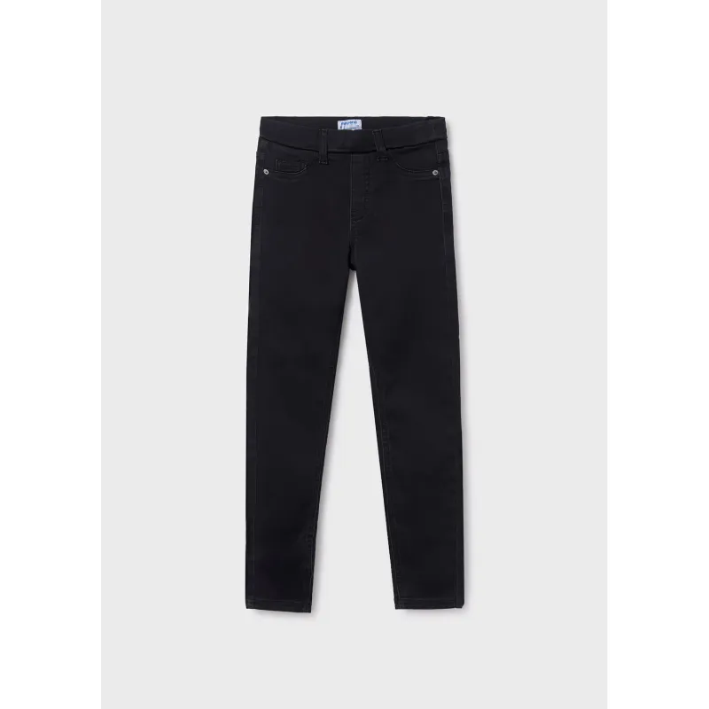 BLACK DENIM PANT-JEAN BASIC SKINNY FIT / 554-085