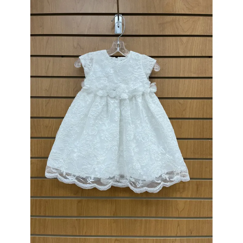 DRESS 304 ALLOVER LACE R / STONE