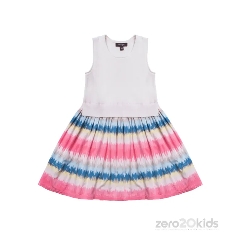 DRESS STELLA GLOW WHT / MCL KNI