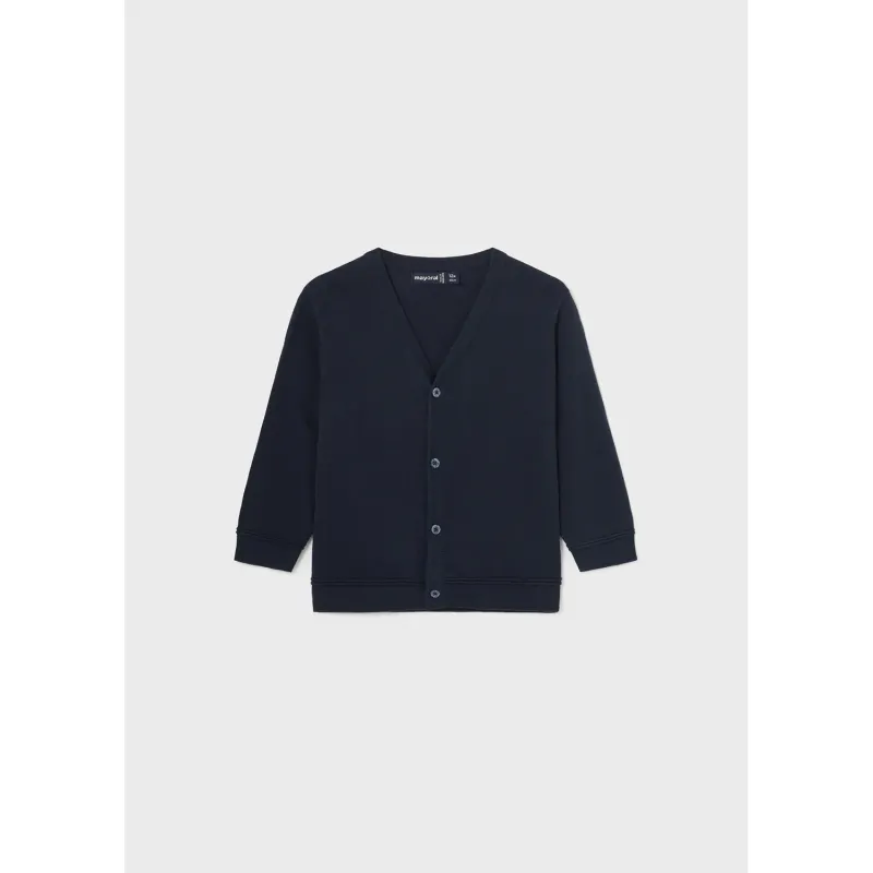 KNIT CARDIGAN DRESSY NAVY / 1390-056