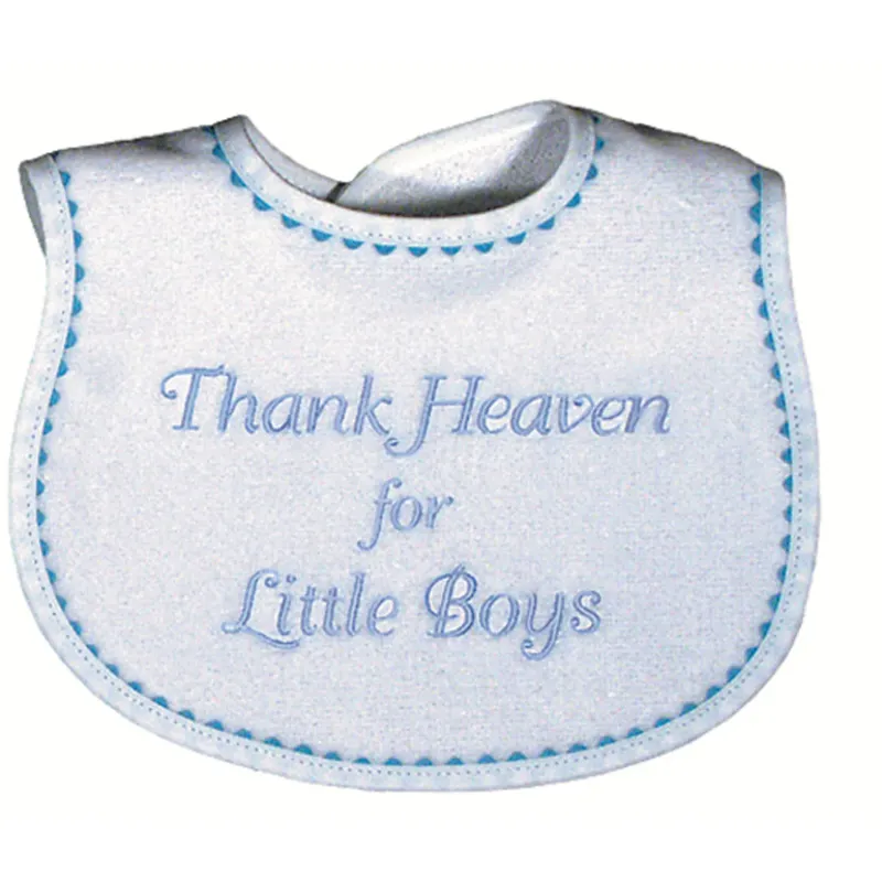 BIB BLUE & WHITE THANK HEAVEN FOR LITTLE BOYS / 55