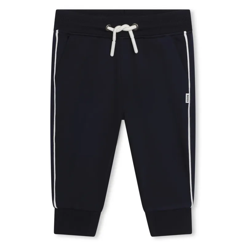 SWEAT PANT NAVY SIDE STRIPE / J50574-849