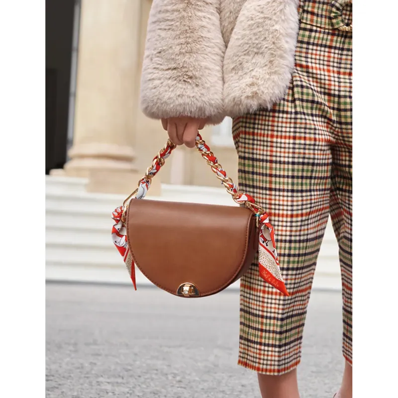 PURSE CAMEL LEATHERETTE / 5936