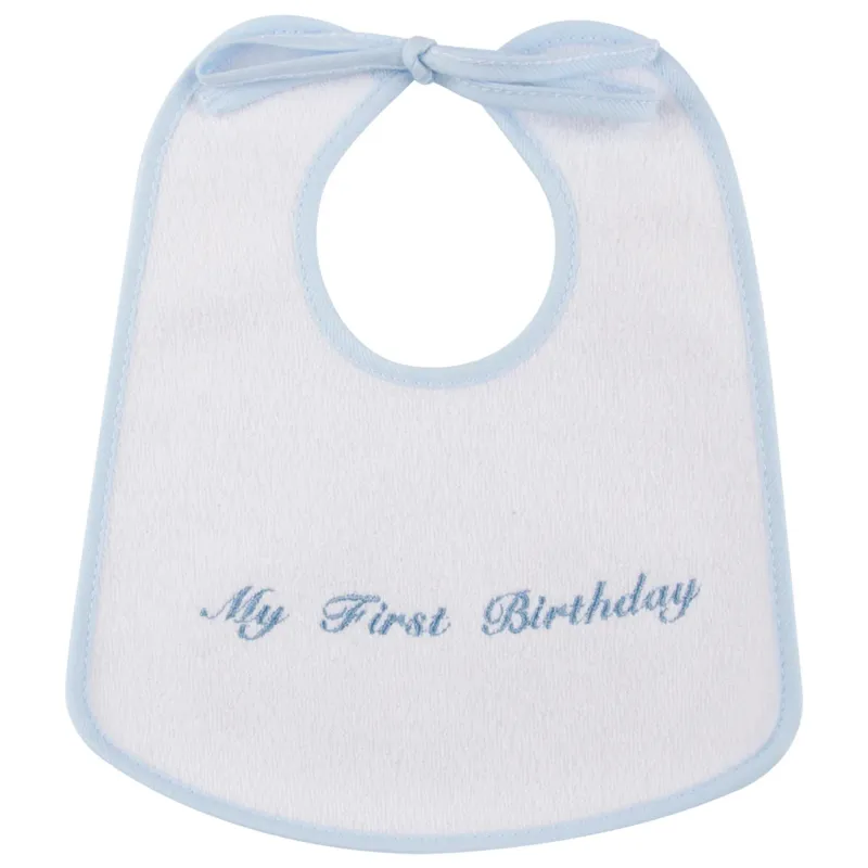 BIB WHT BLUE TRM 1ST B / DA