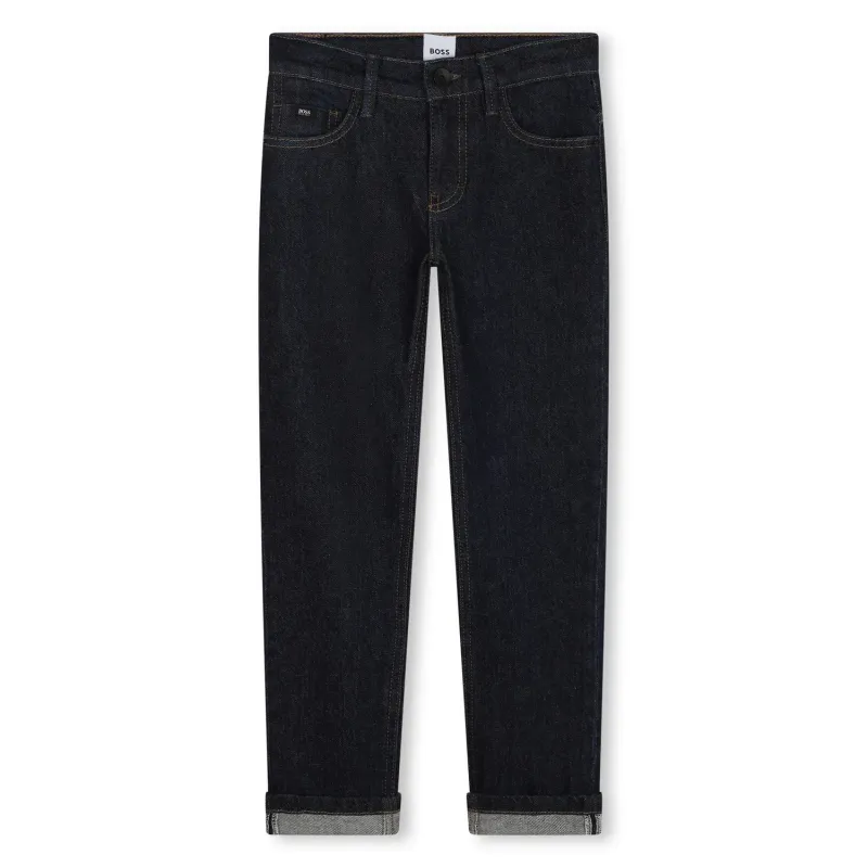DENIM PANT DARK BLUE SLIM FIT / J51148-Z09