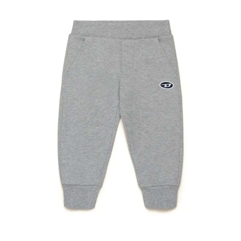 SWEAT PANT GREY SMALL D LOGO EMBRODIERY / K00560-K963