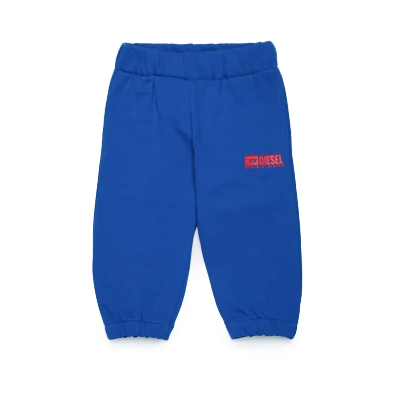 JOGGING PANT BLUE RED DIESEL LOGO / K00565-K843