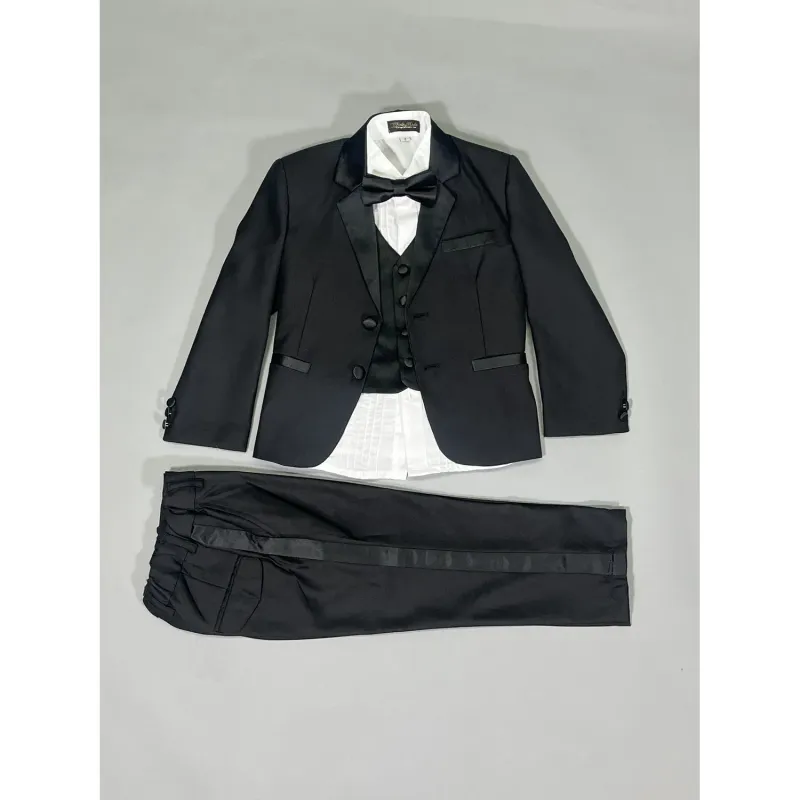 5C TUXEDO BLACK SATIN LAPEL / 8192