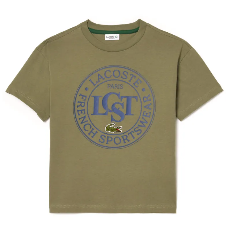 GREEN TSHIRT SHORT SLEEVE BLUE LCST LOGO / TJ2463-BMY
