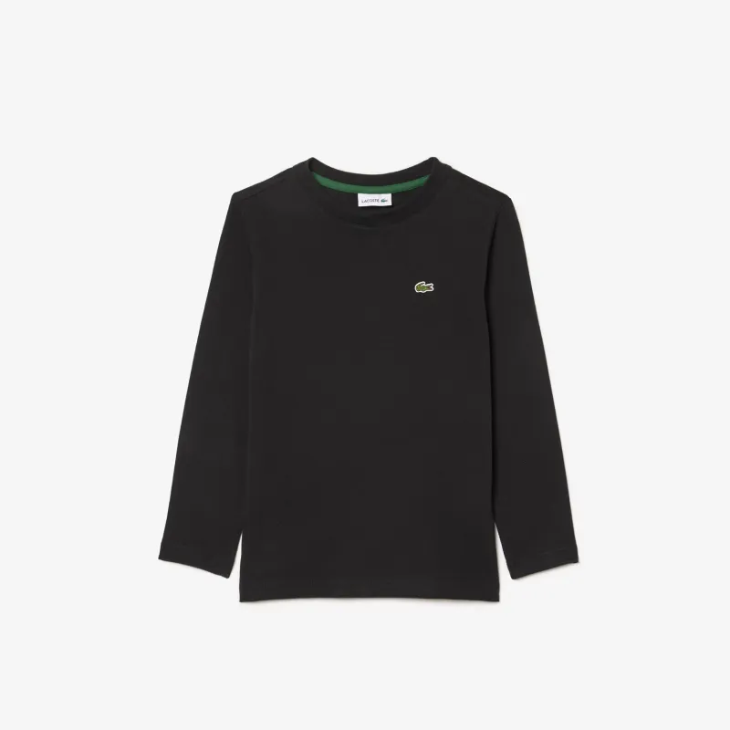 BLACK TSHIRT LONG SLEEVE / TJ1123-031