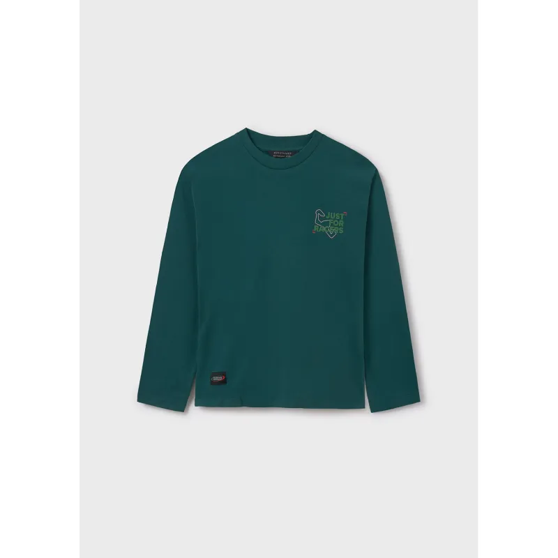 EVERGREEN TSHIRT LONG SLEEVE RACERS PRINT / 7089-050