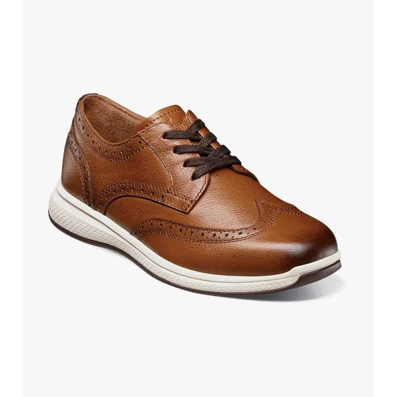 SHOE COGNAC GREATLAKES WTOX WITH LACES / 16647