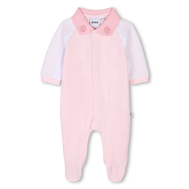 PINK SLEEPER WHITE SLEEVES FRONT CLOSURE / J52178-44L