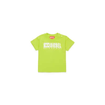 NEON GREEN TSHIRT SHORT SLEEVE WHITE LOGO / K00569-K589