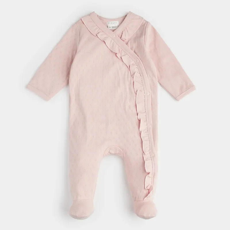LIGHT PINK SLEEPER SIDECLOSURE FLOUNCE TRIM / 25SGL45P02B