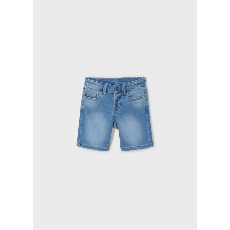 MEDIUM BLUE DENIM SHORT SOFT / 3218-021