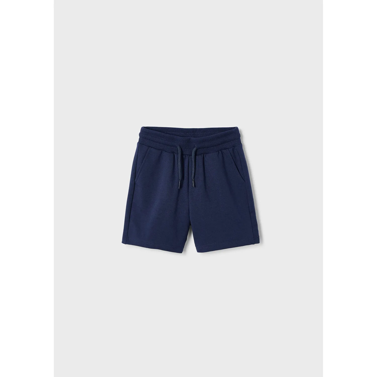 NAVY FLEECE SHORTS BASIC WITH POCKETS / 611-081