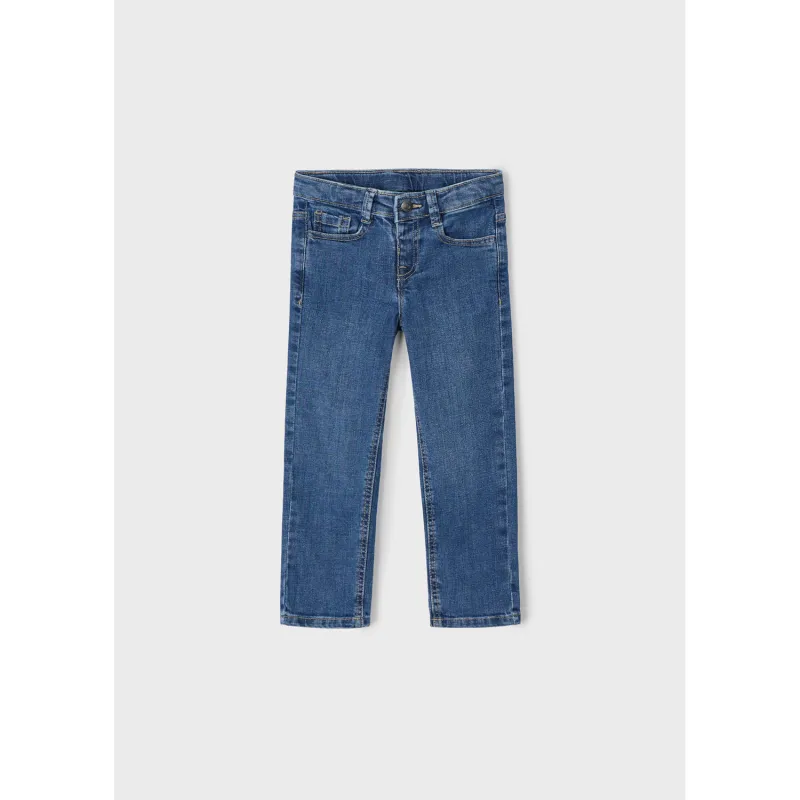 MEDIUM BLUE DENIN PANT REGULAR FIT BASIC / 540-082