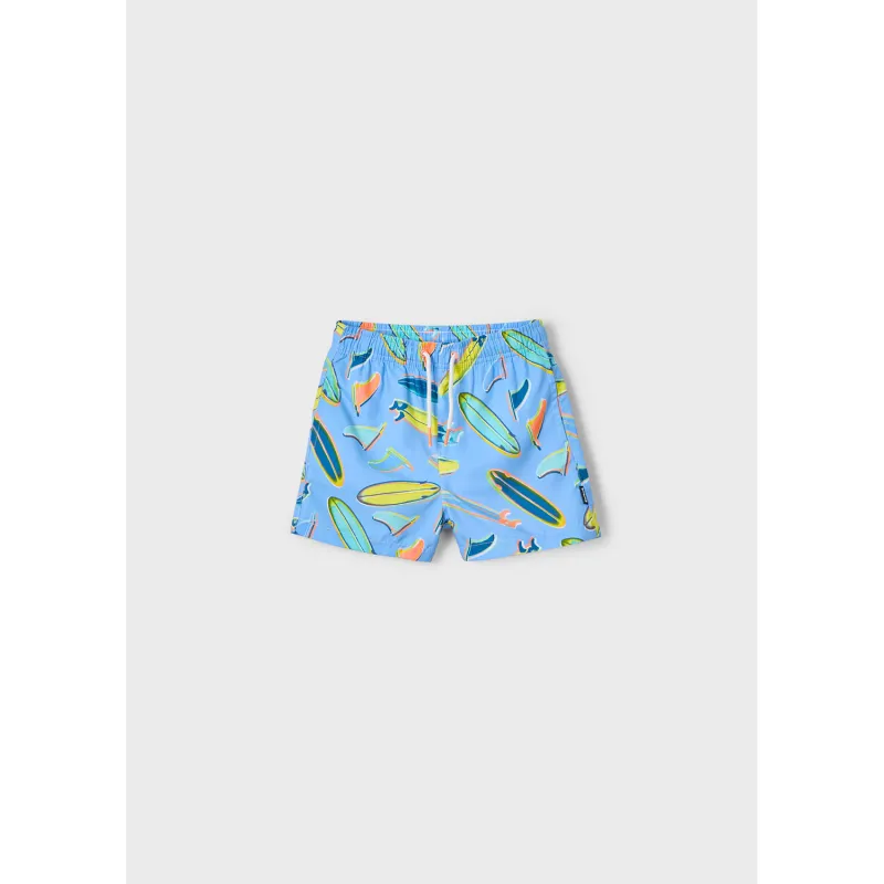 BLUE SWIM SHORT SURFBOARD PRINT MCL / 3612-078