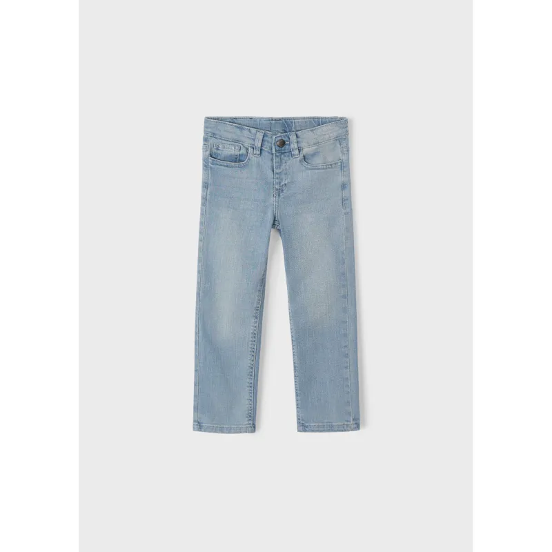 GREY BLUE DENIM PANT REGULAR FIT BASIC / 540-083