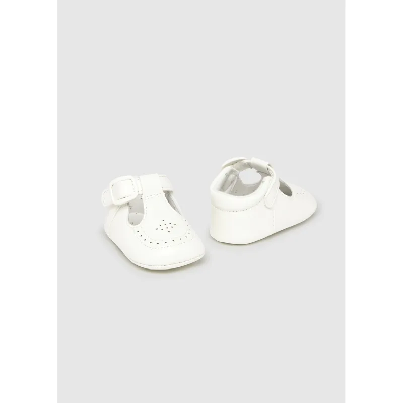 OFF WHITE SHOE BOYS PINHOLE TRIM / 9893-060