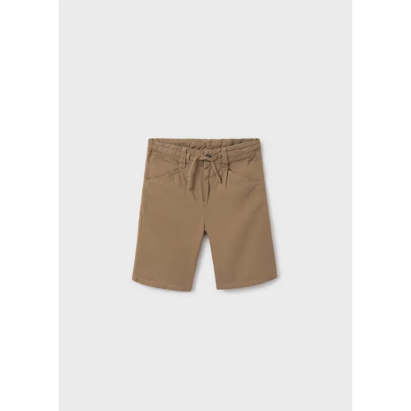 BROWN BERMUDA SHORTS CHINO RELAXED FIT / 6205-074