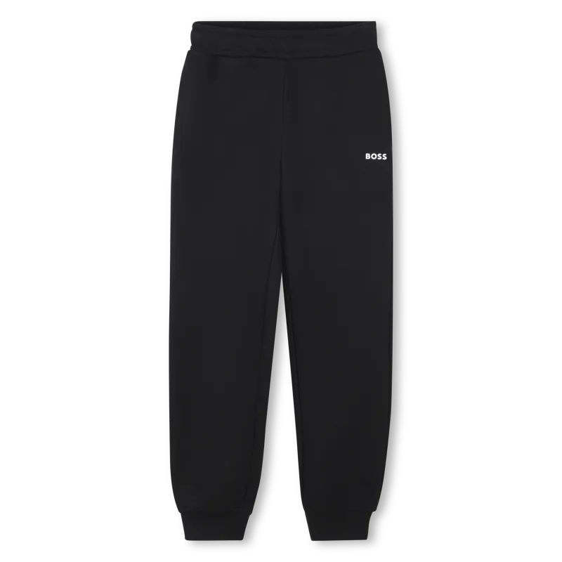 BLACK SWEATPANT WHITE LOGO / J51952-09B